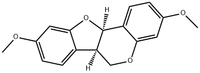 3,9-二甲氧基紫檀碱 结构式
