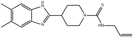 606083-67-4 1-Piperidinecarbothioamide,4-(5,6-dimethyl-1H-benzimidazol-2-yl)-N-2-propenyl-(9CI)