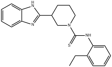 606089-80-9 1-Piperidinecarbothioamide,3-(1H-benzimidazol-2-yl)-N-(2-ethylphenyl)-(9CI)