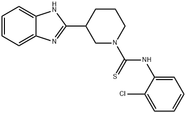 1-Piperidinecarbothioamide,3-(1H-benzimidazol-2-yl)-N-(2-chlorophenyl)-(9CI)|