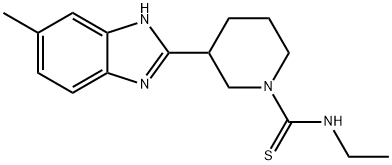 606090-03-3 1-Piperidinecarbothioamide,N-ethyl-3-(5-methyl-1H-benzimidazol-2-yl)-(9CI)