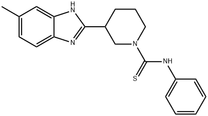 606090-08-8 1-Piperidinecarbothioamide,3-(5-methyl-1H-benzimidazol-2-yl)-N-phenyl-(9CI)