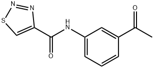 1,2,3-Thiadiazole-4-carboxamide,N-(3-acetylphenyl)-(9CI) Structure