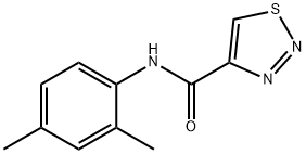 1,2,3-Thiadiazole-4-carboxamide,N-(2,4-dimethylphenyl)-(9CI) Structure