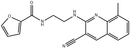 606105-26-4 2-Furancarboxamide,N-[2-[(3-cyano-8-methyl-2-quinolinyl)amino]ethyl]-(9CI)