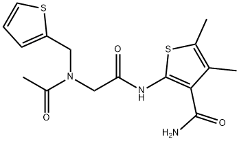 606109-89-1 3-Thiophenecarboxamide,2-[[[acetyl(2-thienylmethyl)amino]acetyl]amino]-4,5-dimethyl-(9CI)