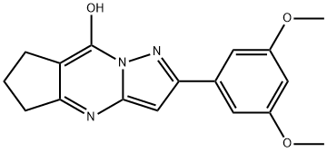 5H-Cyclopenta[d]pyrazolo[1,5-a]pyrimidin-8-ol,2-(3,5-dimethoxyphenyl)-6,7-dihydro-(9CI)|