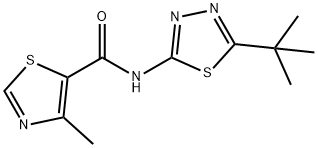 5-Thiazolecarboxamide,N-[5-(1,1-dimethylethyl)-1,3,4-thiadiazol-2-yl]-4-methyl-(9CI)|