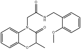 606119-00-0 4H-1,4-Benzoxazine-4-acetamide,2,3-dihydro-N-[(2-methoxyphenyl)methyl]-2-methyl-3-oxo-(9CI)