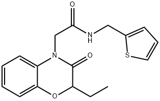 4H-1,4-Benzoxazine-4-acetamide,2-ethyl-2,3-dihydro-3-oxo-N-(2-thienylmethyl)-(9CI)|