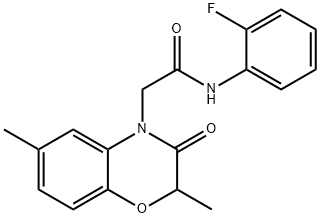 606120-03-0 4H-1,4-Benzoxazine-4-acetamide,N-(2-fluorophenyl)-2,3-dihydro-2,6-dimethyl-3-oxo-(9CI)