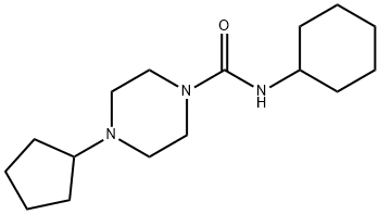 606131-56-0 1-Piperazinecarboxamide,N-cyclohexyl-4-cyclopentyl-(9CI)