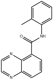 5-Quinoxalinecarboxamide,N-(2-methylphenyl)-(9CI) Structure