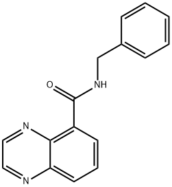 5-Quinoxalinecarboxamide,N-(phenylmethyl)-(9CI) Structure