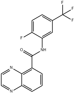 5-Quinoxalinecarboxamide,N-[2-fluoro-5-(trifluoromethyl)phenyl]-(9CI)|