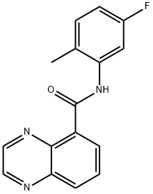 5-Quinoxalinecarboxamide,N-(5-fluoro-2-methylphenyl)-(9CI)|