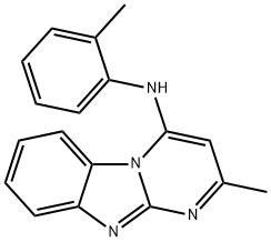 Pyrimido[1,2-a]benzimidazol-4-amine, 2-methyl-N-(2-methylphenyl)- (9CI)|