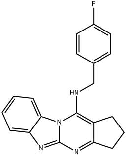 606135-97-1 1H-Cyclopenta[4,5]pyrimido[1,2-a]benzimidazol-11-amine,N-[(4-fluorophenyl)methyl]-2,3-dihydro-(9CI)