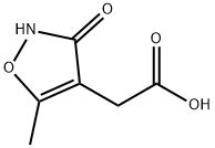 4-Isoxazoleaceticacid,2,3-dihydro-5-methyl-3-oxo-(9CI) Structure