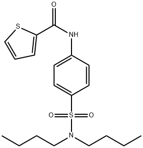 2-Thiophenecarboxamide,N-[4-[(dibutylamino)sulfonyl]phenyl]-(9CI) Structure