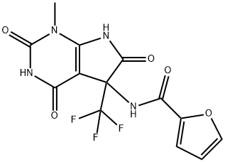 606924-14-5 2-Furancarboxamide,N-[2,3,4,5,6,7-hexahydro-1-methyl-2,4,6-trioxo-5-(trifluoromethyl)-1H-pyrrolo[2,3-d]pyrimidin-5-yl]-(9CI)