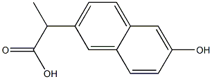 desmethylnaproxen Structure