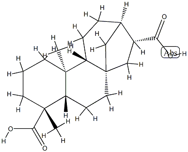 ent-カウラン-17,19-二酸 化学構造式
