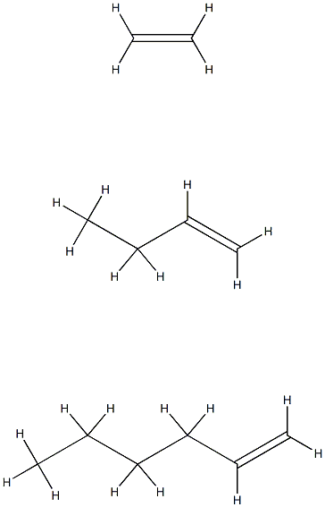 正己烯与正丁烯和乙烯的聚合物, 60785-11-7, 结构式
