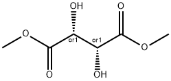 Butanedioic acid, 2,3-dihydroxy-, diMethyl ester, (2R,3R)-rel- Structure