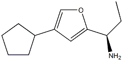 2-Furanmethanamine,4-cyclopentyl--alpha--ethyl-,(-alpha-R)-(9CI)|