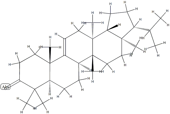 D:C-Friedo-B':A'-neogammacer-9(11)-en-3-one Structure