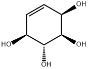 (1R)-5-シクロヘキセン-1,2β,3α,4β-テトラオール 化学構造式