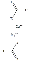Carbonic acid, calcium magnesium salt, basic Struktur