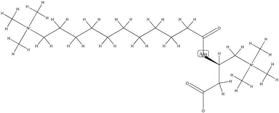 11-trimethylaminoundecanoyl-L-carnitine 结构式