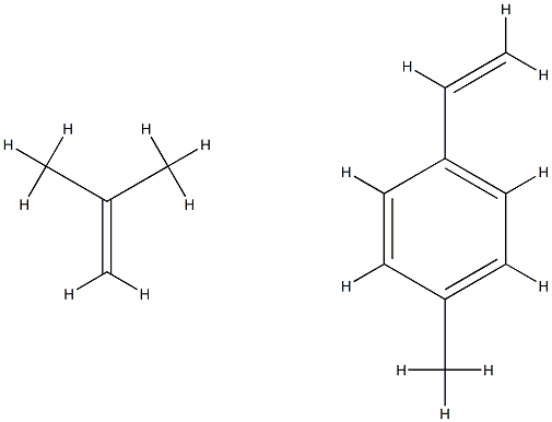 异丁烯基-4-甲基苯乙烯基共聚物 结构式