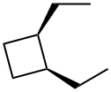 1α,2β-Diethylcyclobutane,61141-50-2,结构式