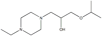 1-Piperazineethanol,4-ethyl-alpha-[(1-methylethoxy)methyl]-(9CI) Structure