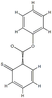 1-Phenyloxycarbonyl-2-benzenethiol anion Structure