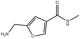 3-Furancarboxamide,5-(aminomethyl)-N-methyl-(9CI) Structure