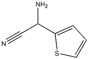 α-AMino-2-thiopheneacetonitrile, 61261-50-5, 结构式