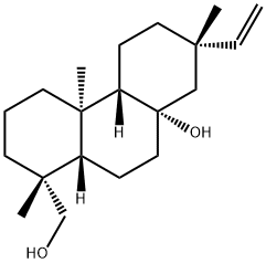 (1R,4bβ,10aβ)-7α-Ethenyltetradecahydro-8aα-hydroxy-1,4aα,7-trimethyl-1-phenanthrenemethanol Structure