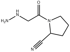 2-Pyrrolidinecarbonitrile,1-(hydrazinoacetyl)-(9CI) Structure