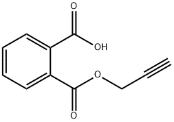 2-((丙-2-炔-1-基氧基)羰基)苯甲酸, 6139-61-3, 结构式