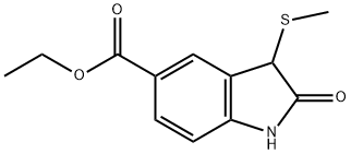 ethyl 3-(methylthio)-2-oxindoline-5-carboxylate,61394-56-7,结构式