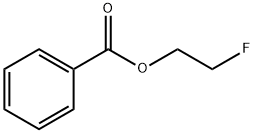 2-フルオロエチル=ベンゾアート 化学構造式