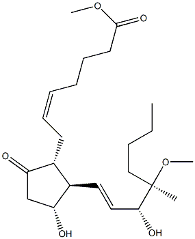 16-methyl-16-methoxyprostaglandin E2 Struktur