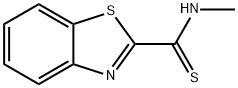 2-Benzothiazolecarbothioamide,N-methyl-(9CI) 结构式