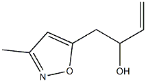 5-Isoxazoleethanol,-alpha--ethenyl-3-methyl-(9CI) Struktur
