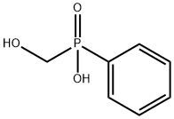ヒドロキシメチルフェニルホスフィン酸 化学構造式