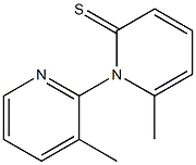 [1(2H),2-Bipyridine]-2-thione,  3,6-dimethyl-,  (1S)-  (9CI) Structure